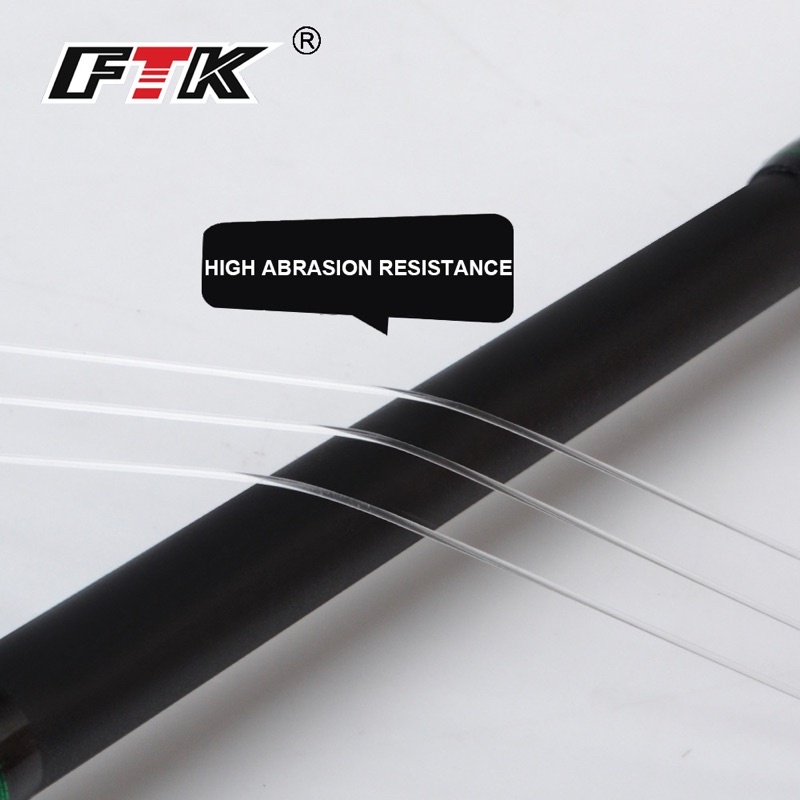Cước câu Trục Thẻo FLUORO CACBON 100m màu trắng cao cấp