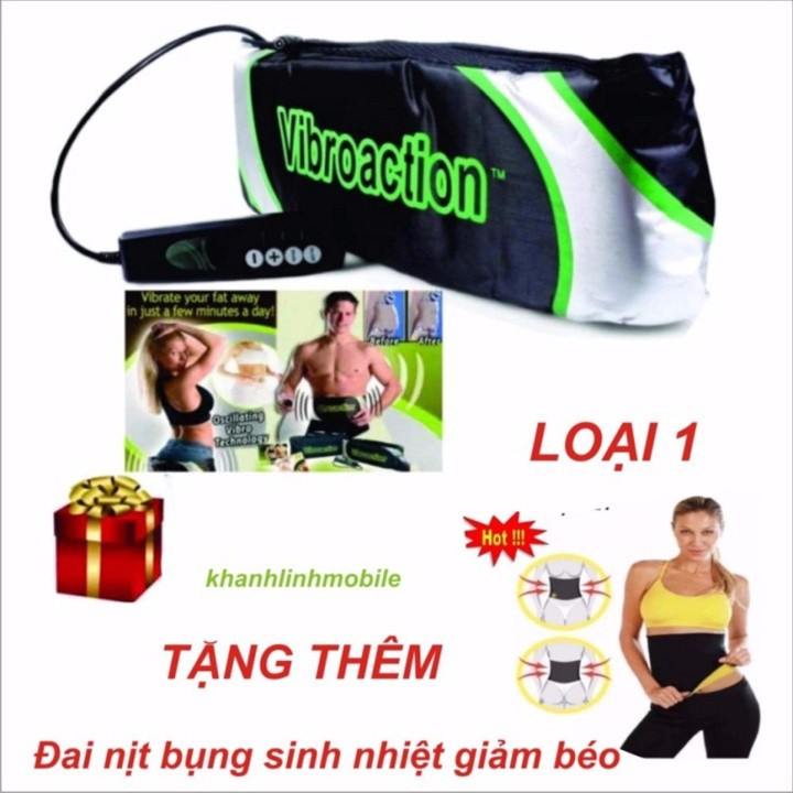 Đai Massage Giảm Mỡ Bụng Vibroaction