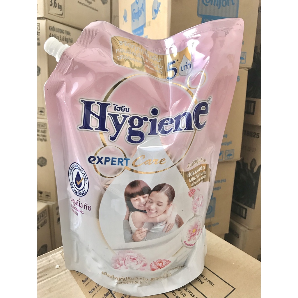 Túi Nước Xả Vải Siêu Thơm Lâu HYGIENE Đậm Đặc Thái Lan 1150ml- 1300ML