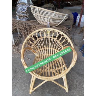 Ghế mây đơn con công - xưởng bàn ghế mây tre dasa