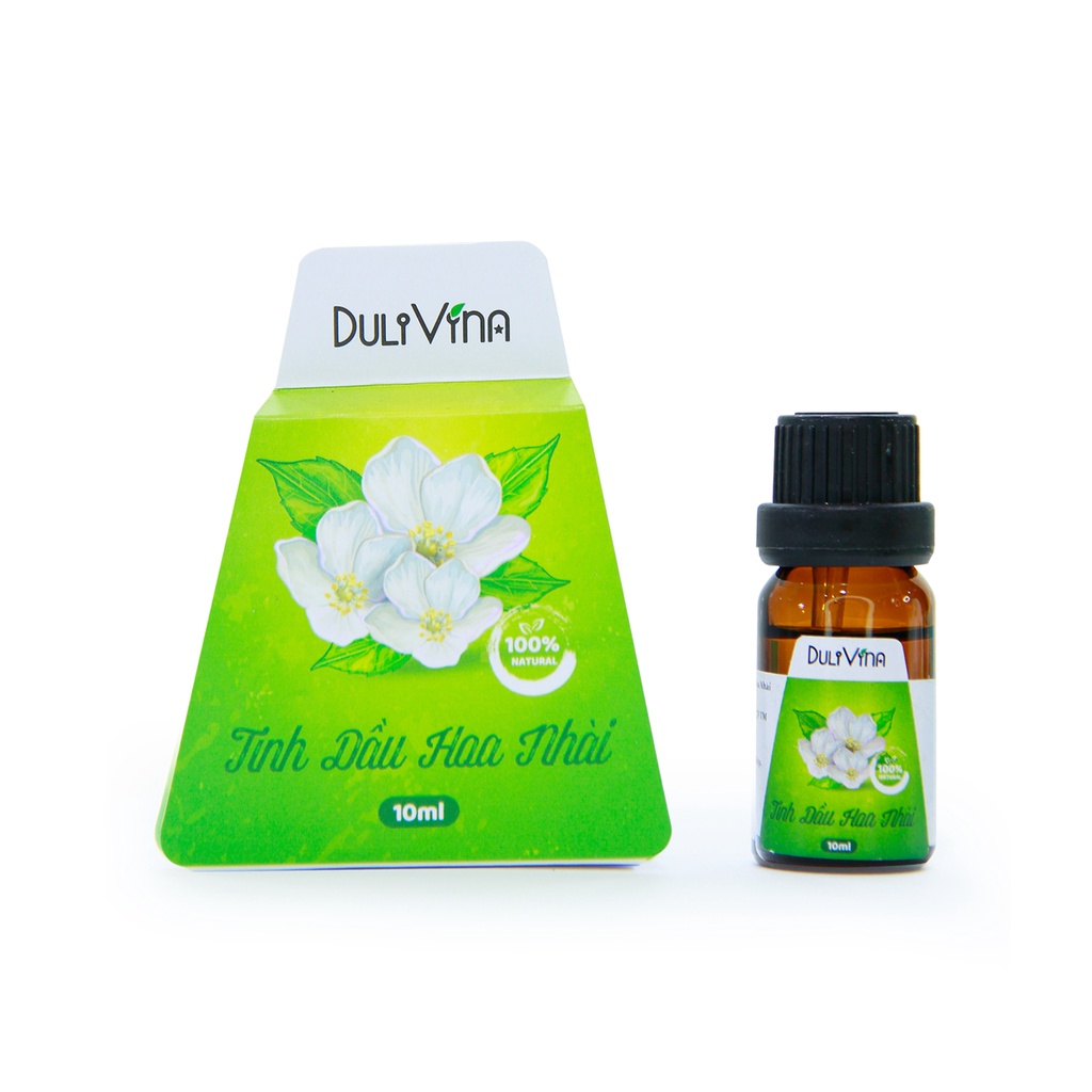 Tinh Dầu Hoa Nhài Jasmine Oil DuliVina Cao cấp, Thiên nhiên Nguyên Chất Giúp Cải Thiện Tiêu Hóa - Chai 10ml