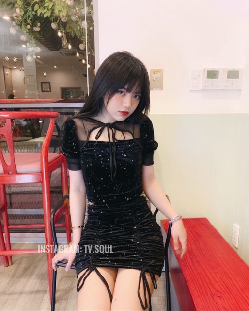 𝐒𝐀𝐋𝐄 ‼️  Set áo váy nhung