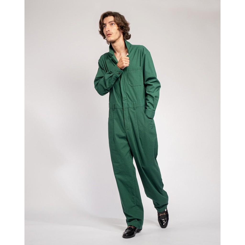 [Mã LT200 giảm 200K đơn 699K] Jumpsuit Yvette Libby N'guyen Paris, Voyager, Nam, Màu Xanh