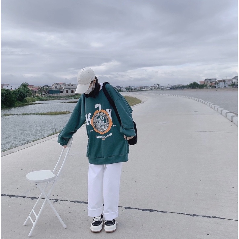 [HÀNG NEW] Áo Nỉ Sweater - Áo khoác oversize nam nữ tay bồng họa tiết nổi bật, cá tính, thiết kế năng động HOT | BigBuy360 - bigbuy360.vn