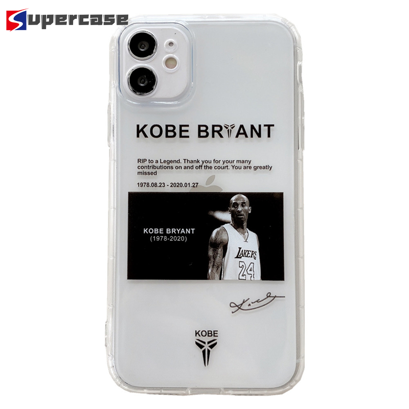 Ốp Điện Thoại Mềm Trong Suốt In Hình Kobe Bryant Nike Cho Iphone 12 Mini Pro Max 11 Pro Max Xs Max X Xr 8 7 Plus Se 2020