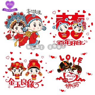 *DECAL TRANG TRÍ ĐÁM CƯỚI