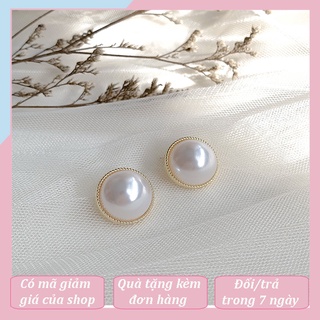 [Mã JENA26 GIẢM 10K ĐƠN 50K] Bông tai chuôi bạc 925 phong cách Hàn Quốc đính ngọc sang chảnh