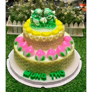 Khuôn Trái Đào (nhiều mẫu) làm bánh rau câu, nhấn xôi