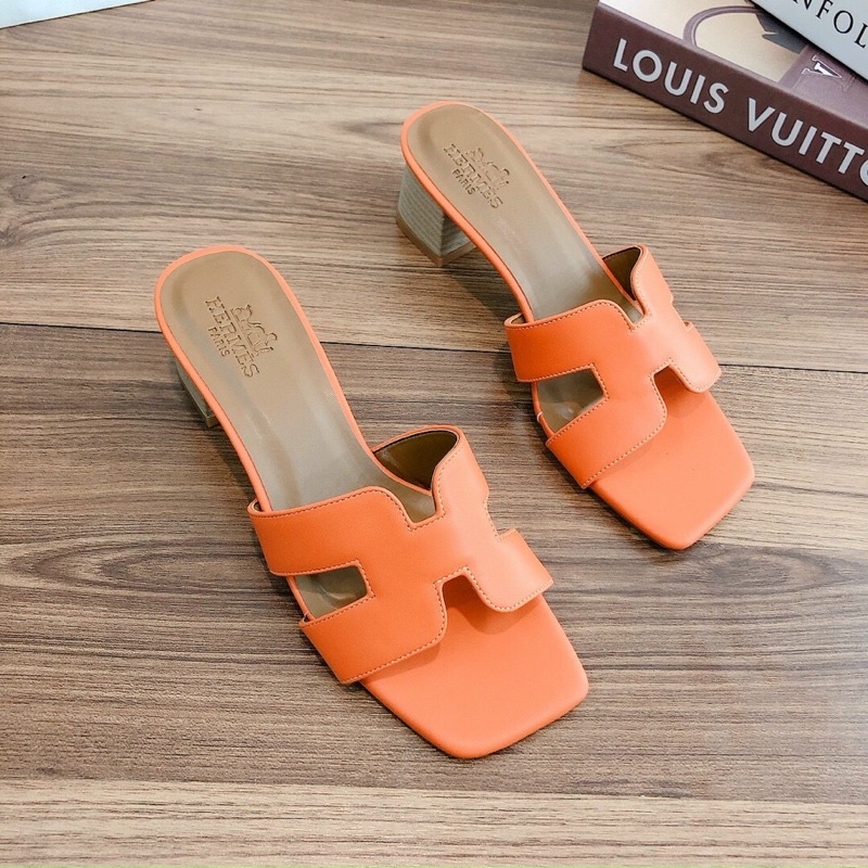 Guốc cao 5 phân quai chữ H da sang đẹp 💯% ẢNH THẬT,hàng bao chuẩn bền đẹp