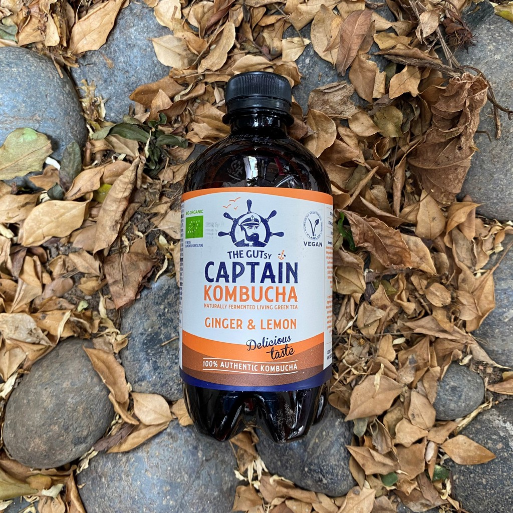 Trà dưỡng sinh Kombucha hữu cơ 400ml The GUTsy Captain