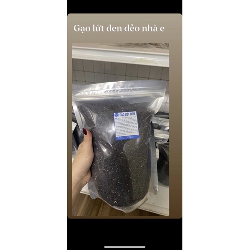 Gạo  lứt đen  dẻo Điện  Biên