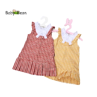 Combo 250k: set 2 đầm tiểu thơ bé gái babybean