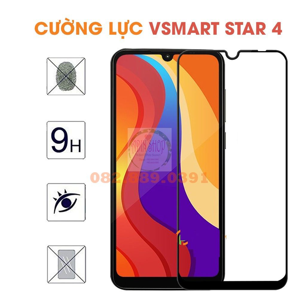 Kính cường lực full màn hình Vsmart Star 4