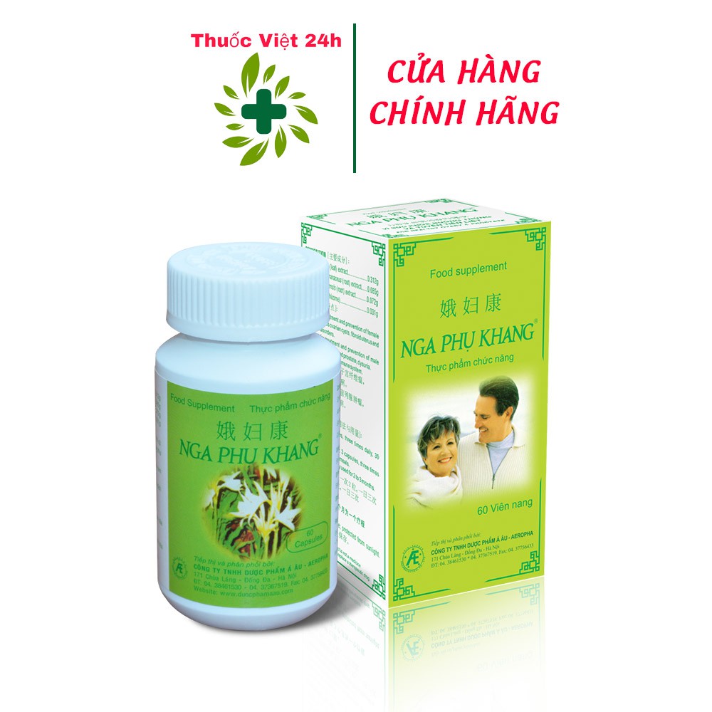 NGA PHỤ KHANG LỌ 60 VIÊN HỖ TRỢ ĐIỀU TRỊ U NANG BUỒNG TRỨNG VÀ U XƠ TỬ CUNG