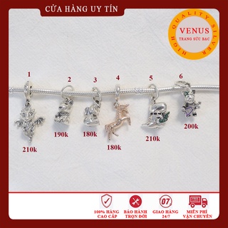 Charm bạc 925 cao cấp sale tại Trang sức bạc Venus