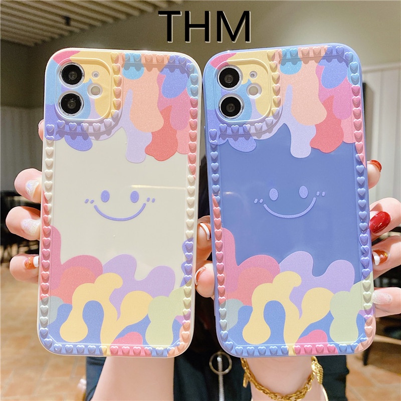 Ốp điện thoại hình mặt cười may mắn cho iPhone 6/6plus/6s/6splus/7/7plus/8/8plus/X/Xs/Xr/Xsmax/11/12/13/Pro/Max/Plus | BigBuy360 - bigbuy360.vn