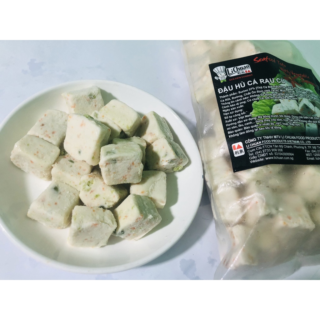 500G ĐẬU HŨ HẢI SẢN RAU CỦ LI CHUAN_ hàng mới về_ ship hỏa tốc