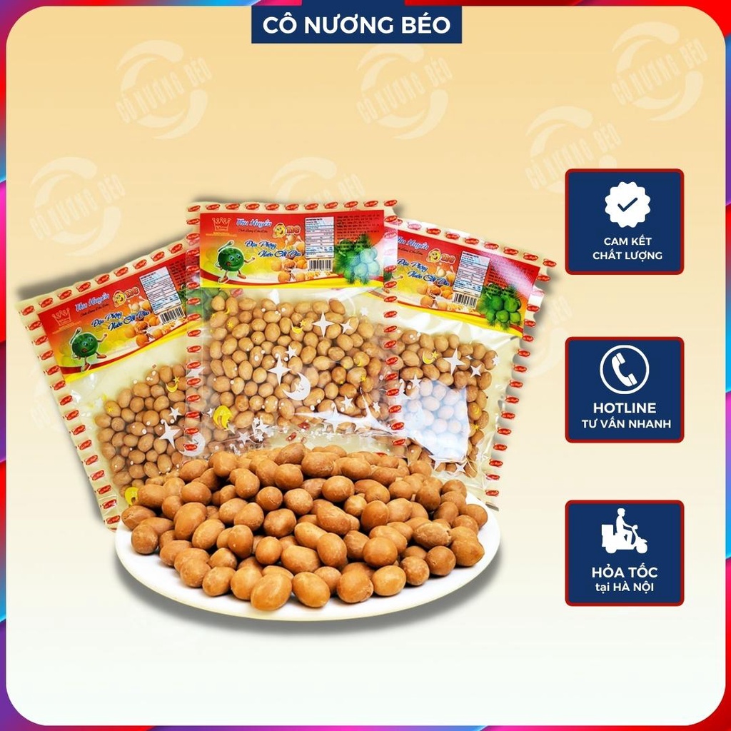 Đậu Phộng Da Cá Cốt Dừa gói 100g giòn thơm