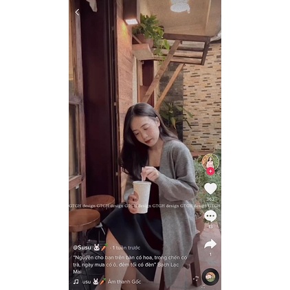 Áo Candigan Dáng Dài Tay Bồng Có 4 Màu Chất Len Đẹp Hàng QCCC | BigBuy360 - bigbuy360.vn