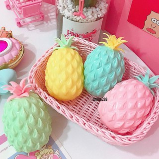 Gudetama squishy quả dứa slime hạt to đùng siêu đáng yêu