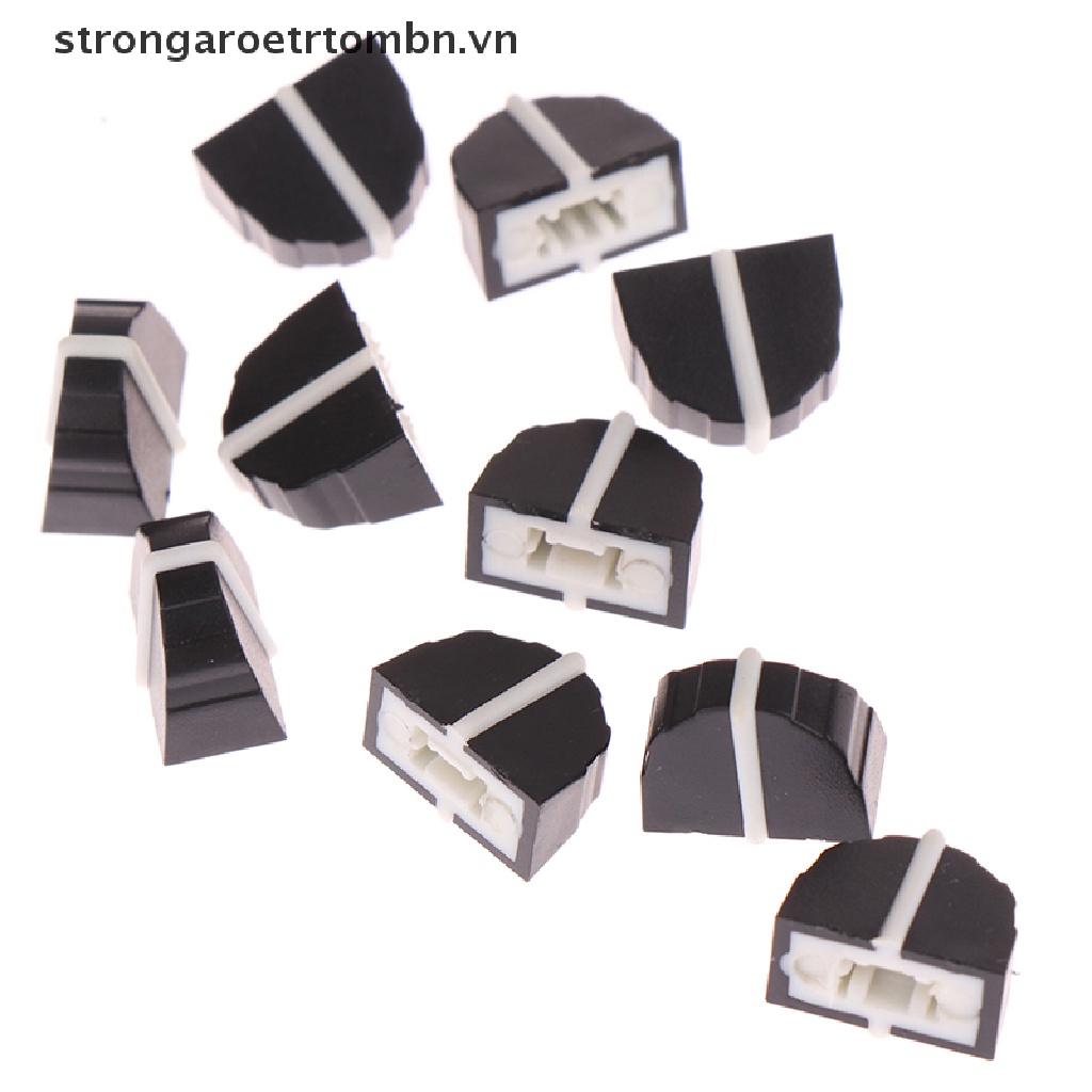 【strongaroetrtombn】 10pcs DBX2231 Equalizer Fader Cap 11MMX9MM Hole 4MM Potentiometer Fader Knob Cap VN