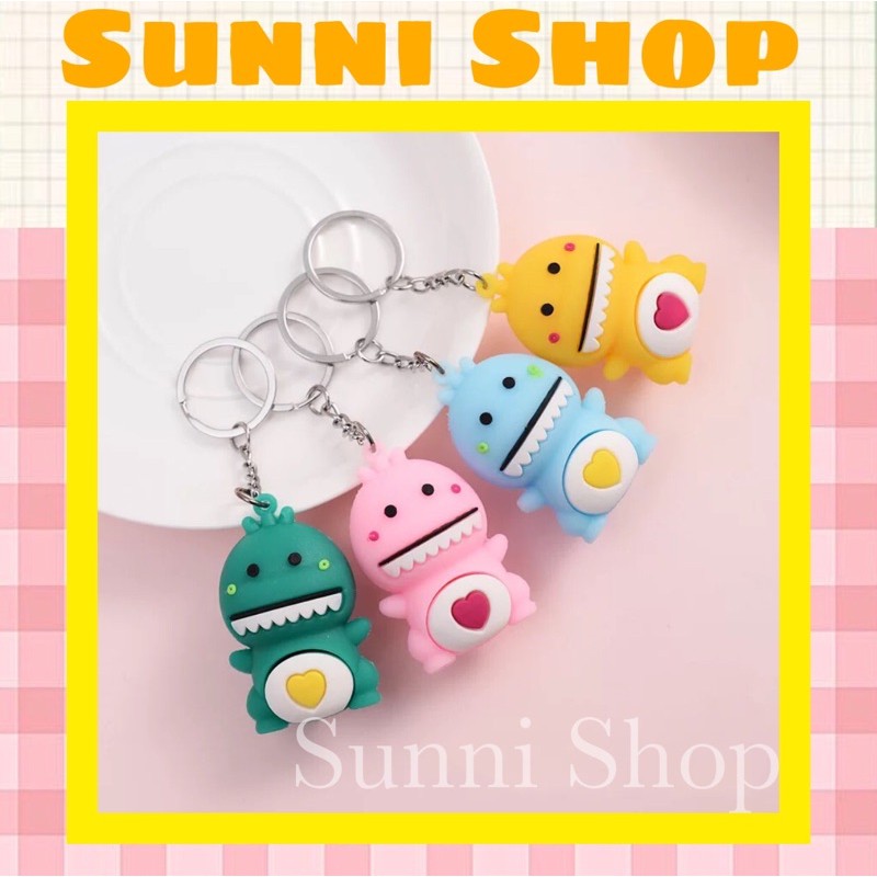 Móc Khoá Hình Chú Khủng Long Cute Đáng Yêu - Sunni Shop