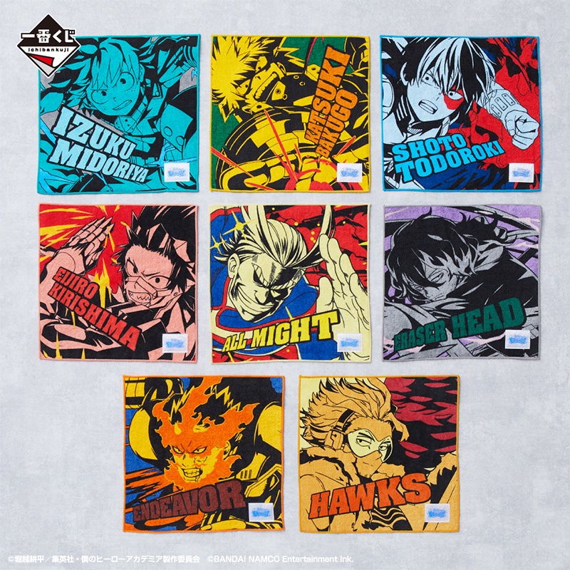 Khăn Mặt My Hero Academia Giải I Chính Hãng BANDAI