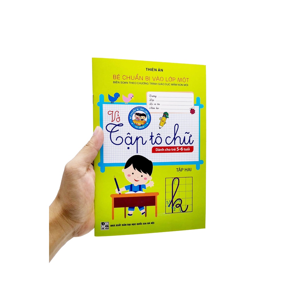 Sách Bé Chuẩn Bị Vào Lớp Một - Vở Tập Tô Chữ - Tập 2