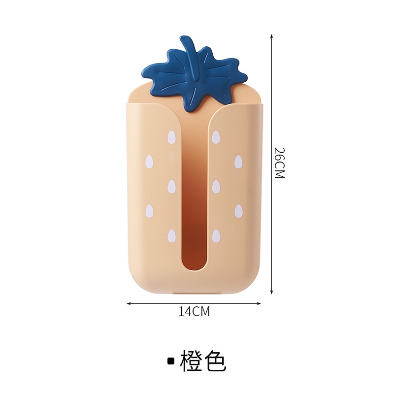 Hộp Đựng Khăn Giấy Gắn Tường Không Cần Khoan Lỗ Tiện Dụng Cho Phòng Khách / Phòng Ngủ / Nhà Bếp