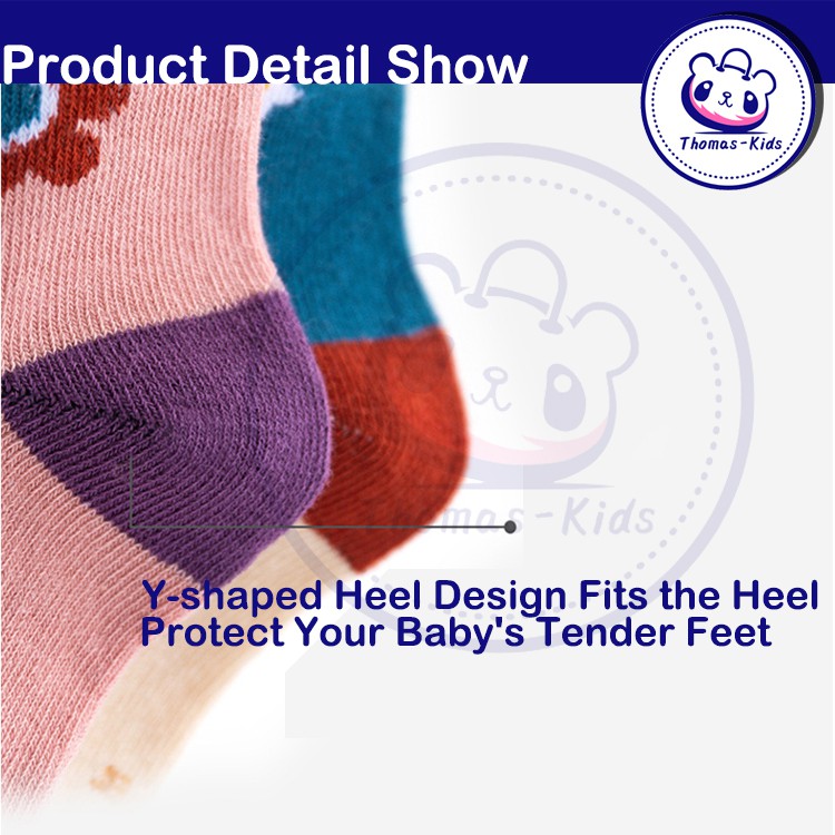 Set 5 Đôi Vớ Cotton Thoải Mái Họa Tiết Hoa Dễ Thương Cho Bé Gái 1-12 Tuổi