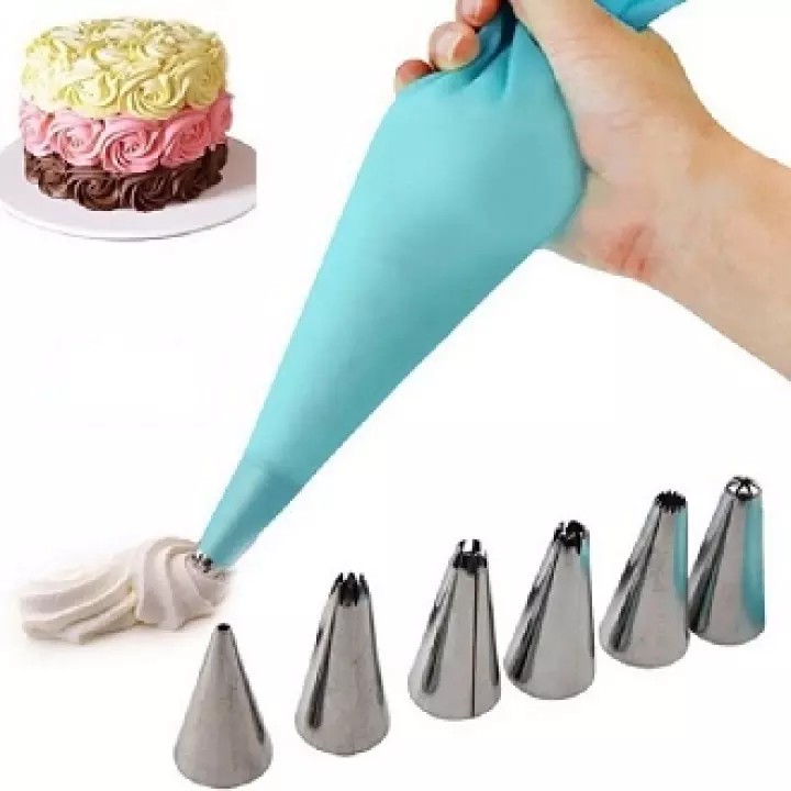 Túi bắt kem trang trí bánh dùng nhiều lần (vải/ silicone)