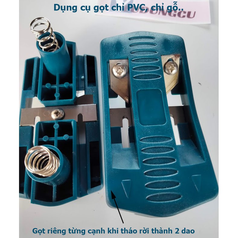 Dao gọt chỉ nẹp dán cạnh PVC, chỉ gỗ công nghiệp Và Dao bấm đầu chỉ dán