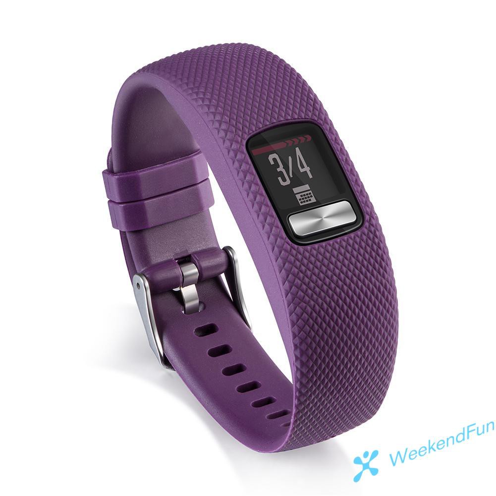 Dây Đeo Silicone Cho Đồng Hồ Thông Minh Garmin Vivofit 4