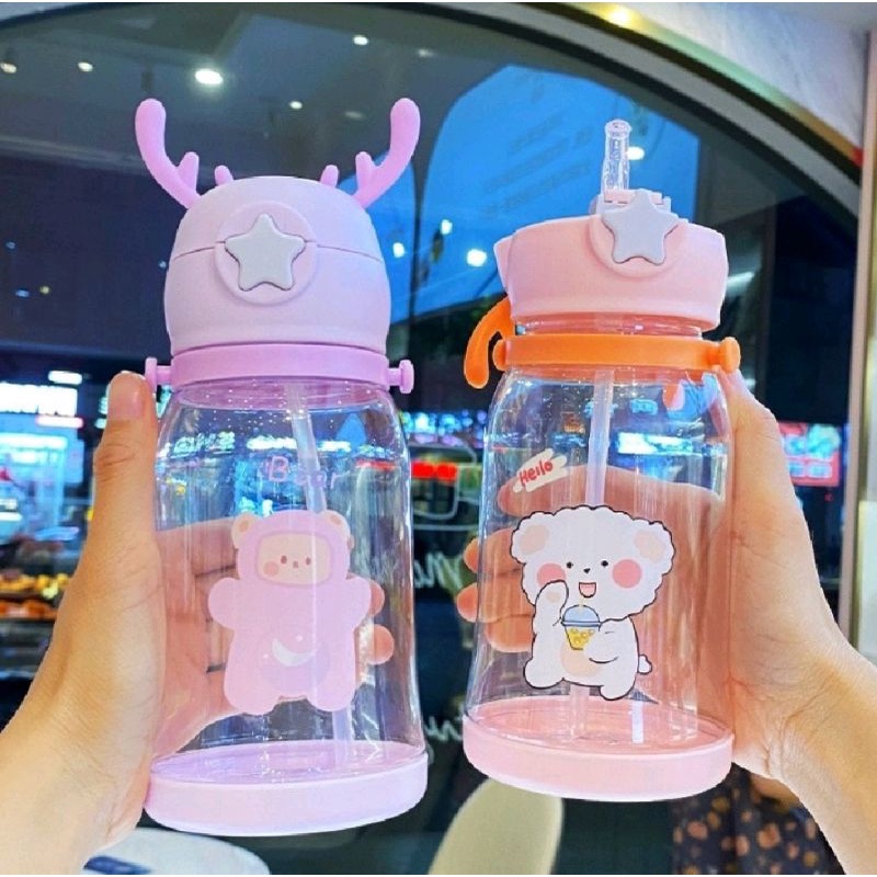 Bình nước sừng hưu cho bé màu cam (sản phẩm chốt trên livestream)