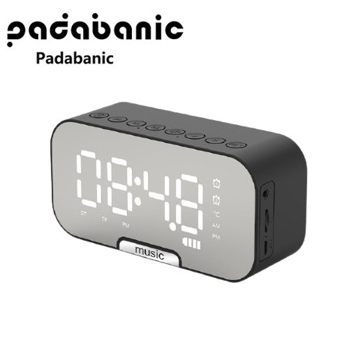 Loa Bluetooth Không Dây Nghe Nhạc Tiện Lợi Tích Hợp Chức Năng Đồng Hồ Báo Thức