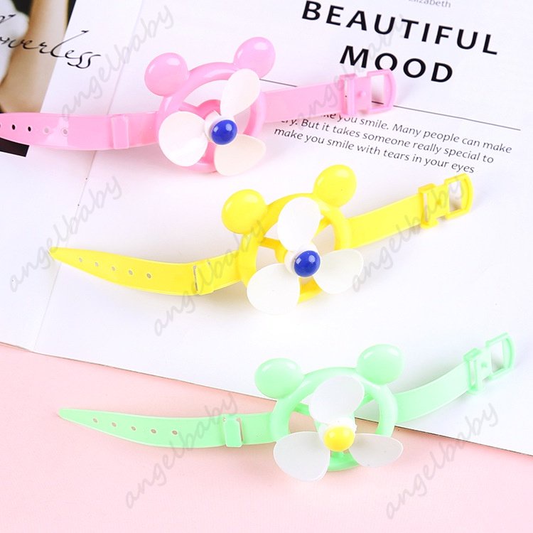 Pinwheel Đồng Hồ Đeo Tay Đồ Chơi Hình Quạt Nhiều Màu Vui Nhộn