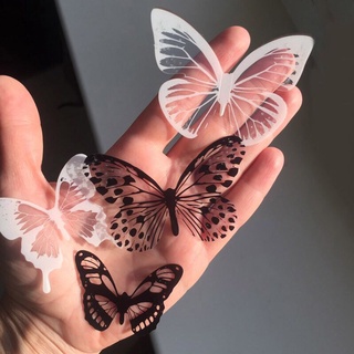 Sét 18 con bướm 3D dán tường