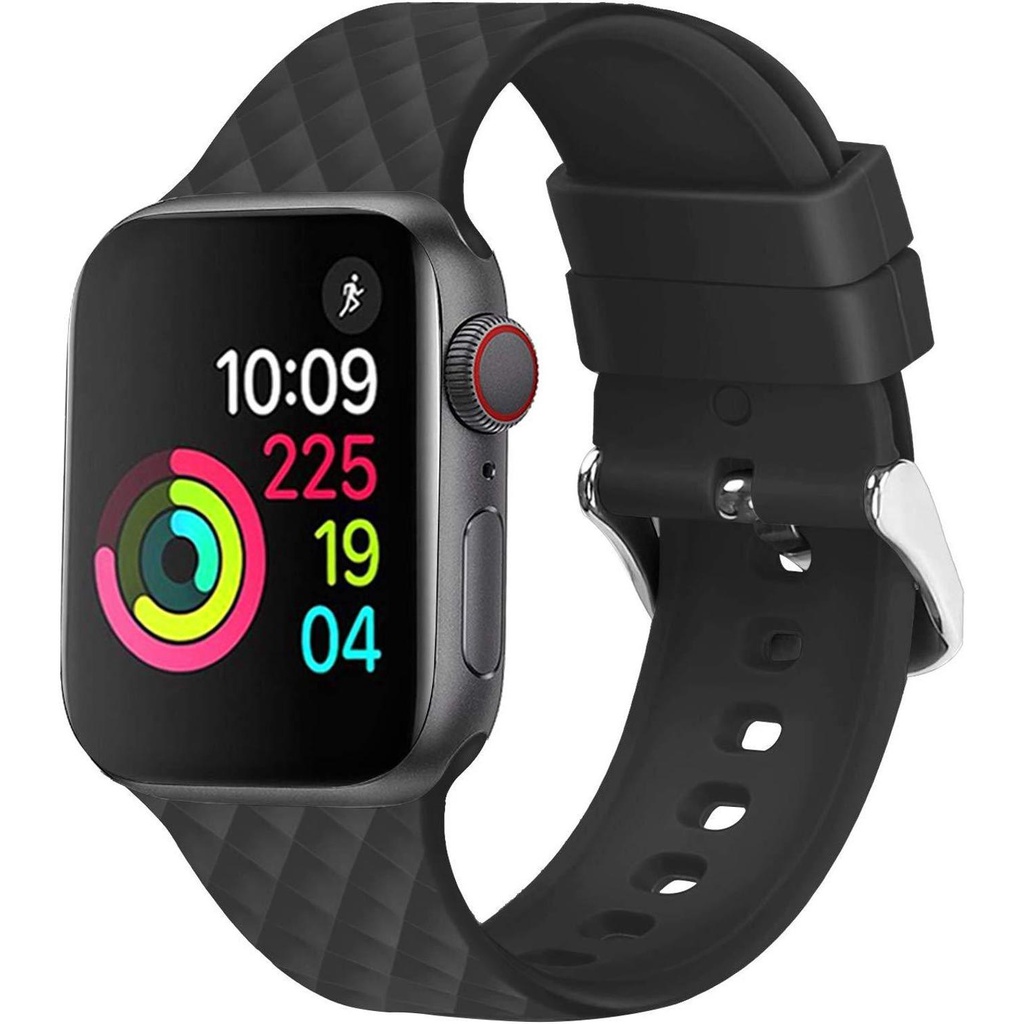 Dây Đeo Đồng Hồ Bằng Silicone Cho Apple watch ultra 8 7 6 5 4 3 49mm 44mm 40mm iwatch 38 41mm 42 45mm