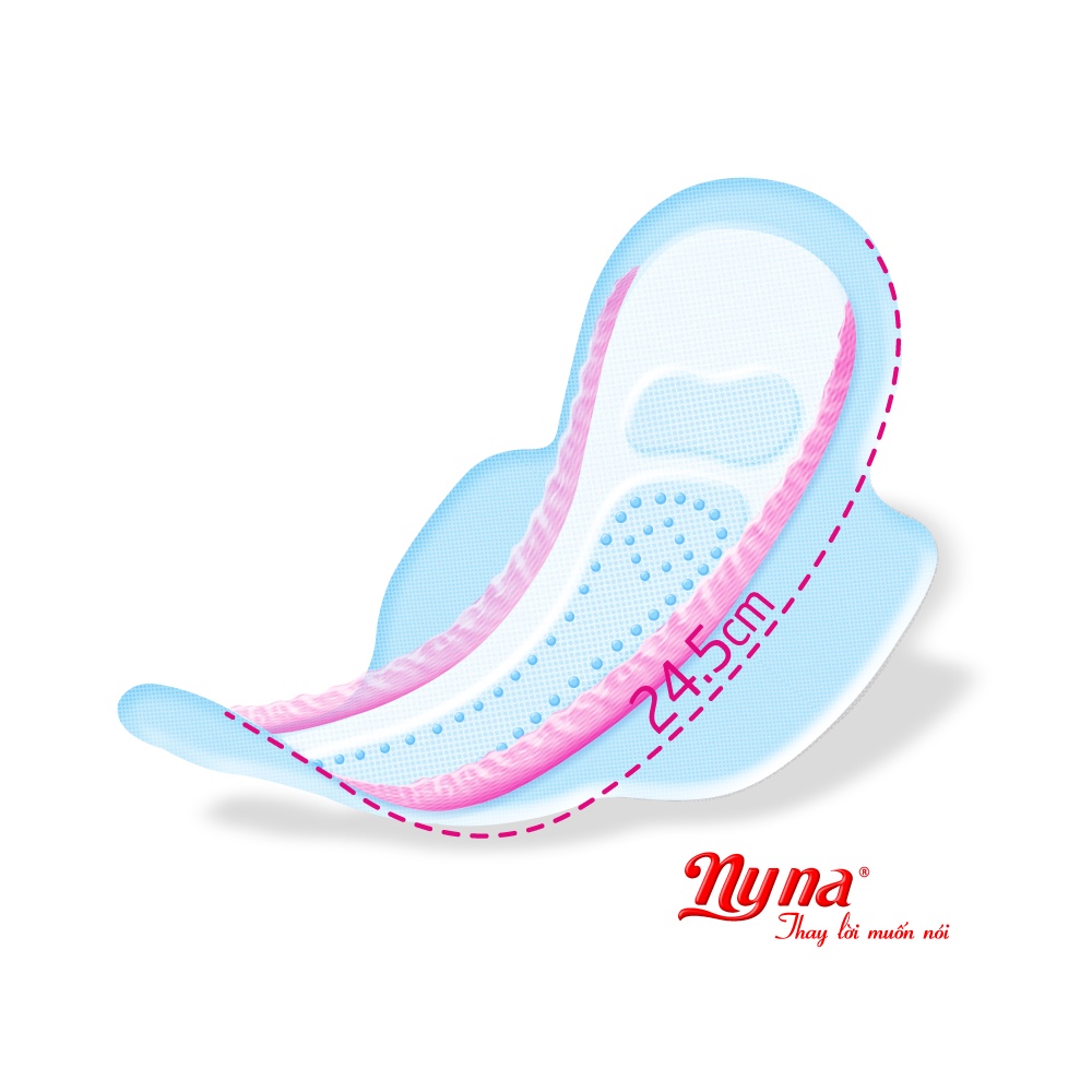 Băng vệ sinh ICOOL Thảo Dược Hồng 7 miếng mặt vải siêu mềm kháng khuẩn không mát (lốc 8 gói)