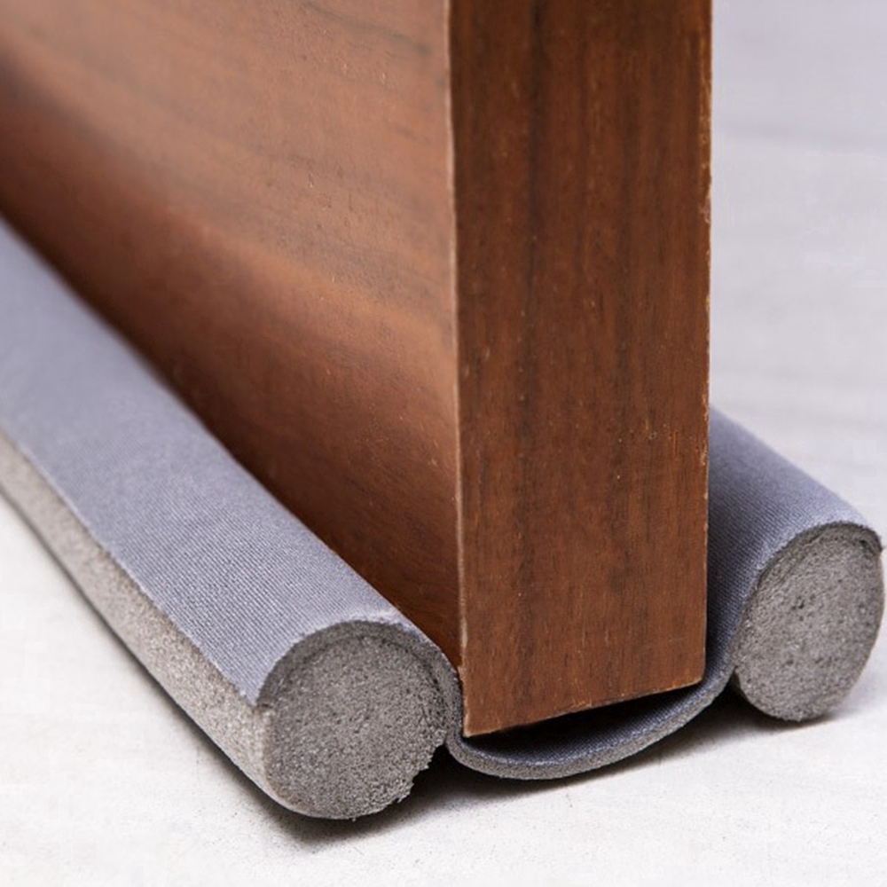 Cuộn Băng Dính Dán Viền Cửa Chống Bụi Và Gió Màu Xám 93cm