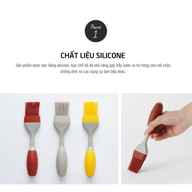 Cây Cọ Quét Bằng Silicone Lock&amp;Lock LOL126 - Màu Ngẫu Nhiên