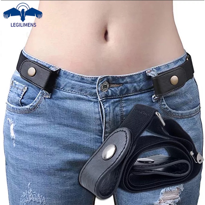 Thắt Lưng Không Khóa Co Giãn Thời Trang Cho Nam/Nữ