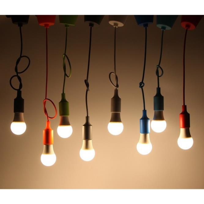 Bộ 8 dây đèn thả trang trí bóng led búp 15W