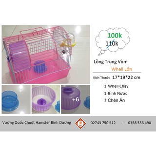 Lồng Chuột Hamster - Lồng Xách Tay Đơn Giản