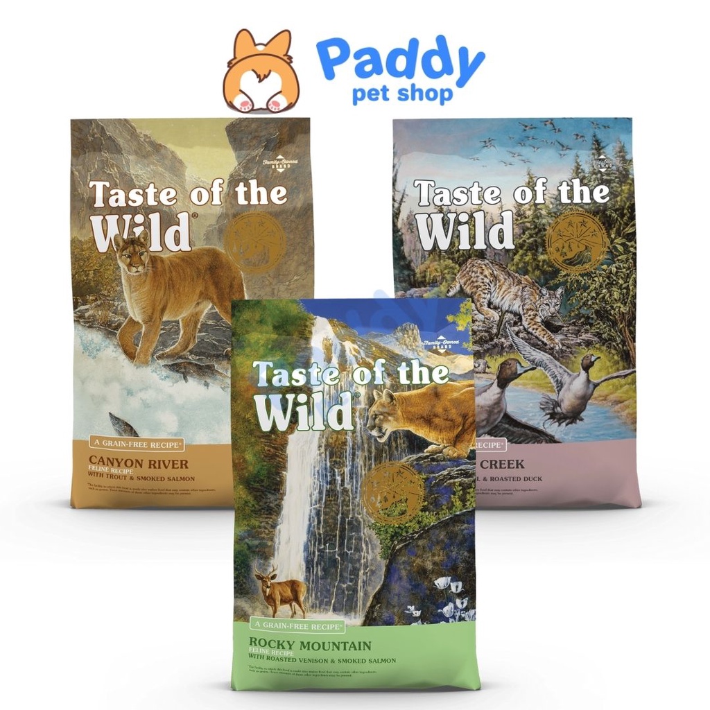 [6.6kg] Hạt Tươi Taste Of The Wild Cho Mèo (Nhập khẩu Mỹ)