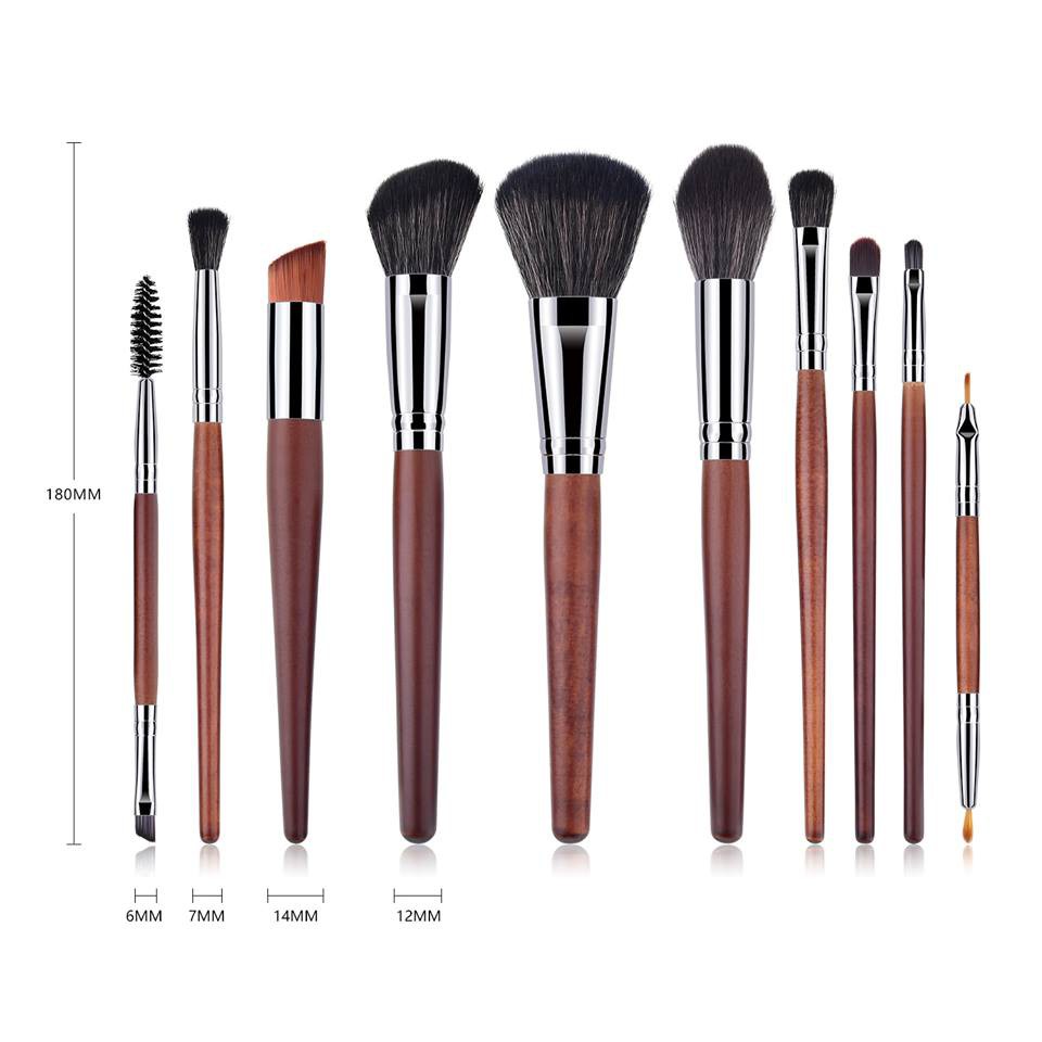 Set Cọ 10 Cây Cán Gỗ