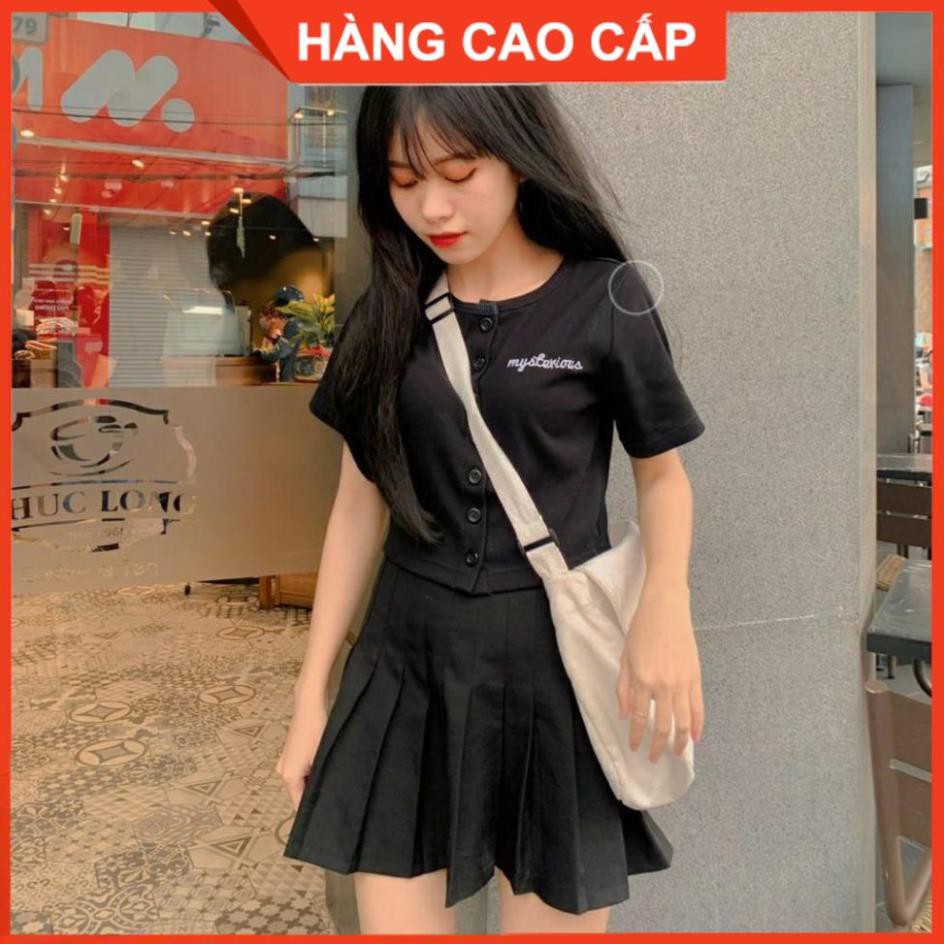 Áo Croptop Cúc Dọc, Áo Croptop Ôm - [HÀNG CAO CẤP] | BigBuy360 - bigbuy360.vn