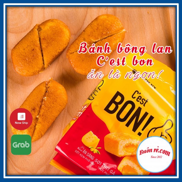 Bánh bông lan Orion C'est Bon gói 85g bổ dưỡng