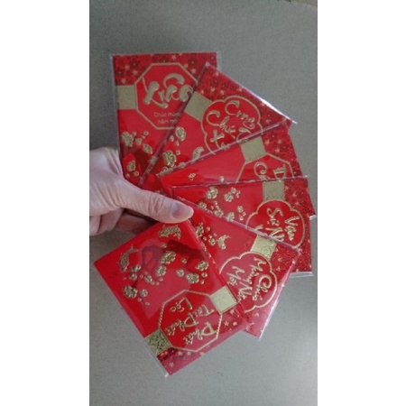 30 Lì xì Nhung dập nổi hàng đẹp