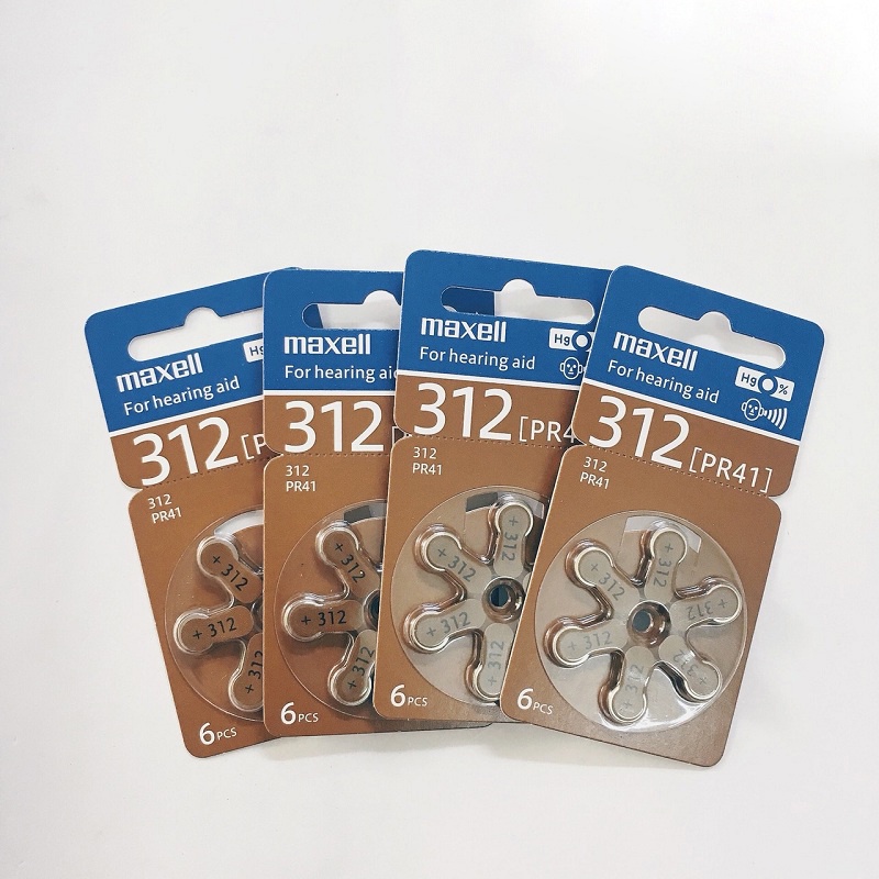 Pin máy trợ thính Maxell PR41  / PR44  / PR48  / PR536